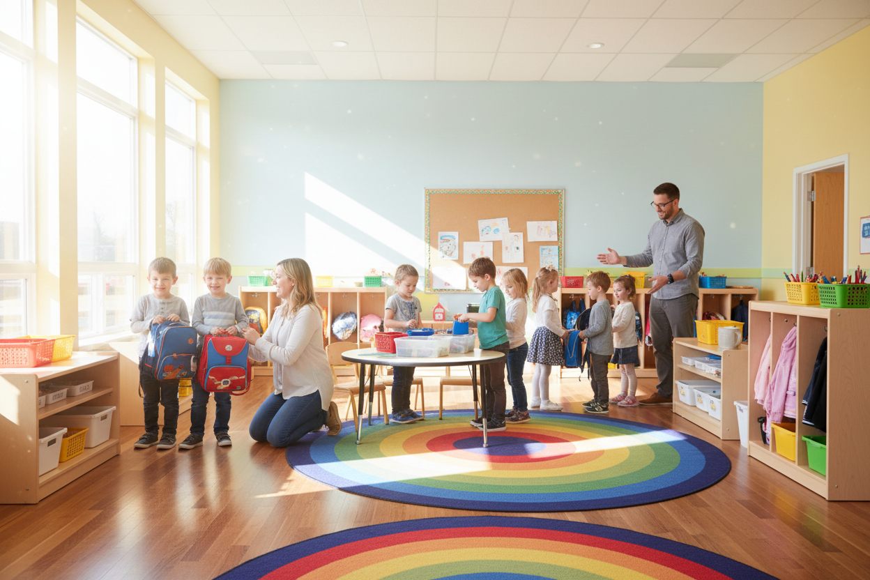 Kindergarten program at Daly Grove Daycare & OSC in Mill Woods